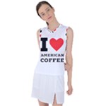 I love American coffee Women s Sleeveless Sports Top