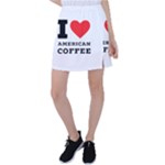 I love American coffee Tennis Skirt