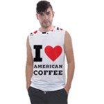 I love American coffee Men s Regular Tank Top