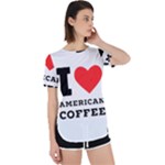 I love American coffee Perpetual Short Sleeve T-Shirt