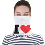 I love American coffee Face Seamless Bandana (Adult)