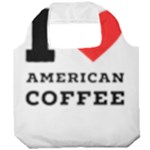 I love American coffee Foldable Grocery Recycle Bag