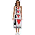 I love American coffee Sleeveless Shoulder Straps Boho Dress