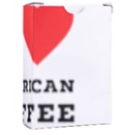 I love American coffee Playing Cards Single Design (Rectangle) with Custom Box