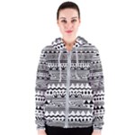 Boho-style-pattern Women s Zipper Hoodie