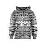 Boho-style-pattern Kids  Zipper Hoodie