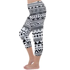 Capri Winter Leggings Back Capri Winter Leggings Back