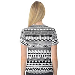 V-Neck Sport Mesh T-Shirt 