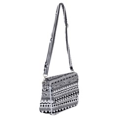 Shoulder Bag with Back Zipper 