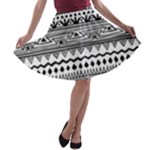 Boho-style-pattern A-line Skater Skirt