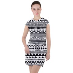 Drawstring Hooded Dress 