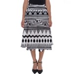 Boho-style-pattern Perfect Length Midi Skirt