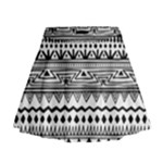 Boho-style-pattern Mini Flare Skirt