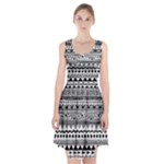 Boho-style-pattern Racerback Midi Dress