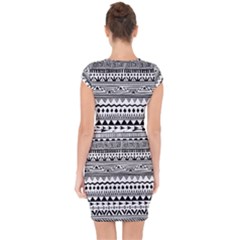 Capsleeve Drawstring Dress  