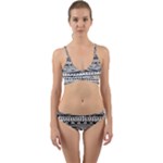 Boho-style-pattern Wrap Around Bikini Set