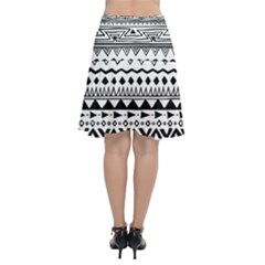 Chiffon Wrap Front Skirt 