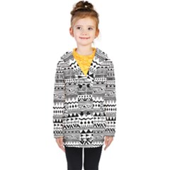 Kids  Double Breasted Button Coat 