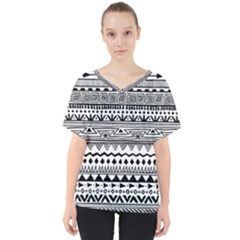V-Neck Dolman Drape Top 