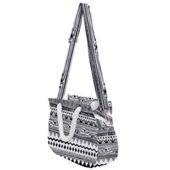 Rope Handles Shoulder Strap Bag 
