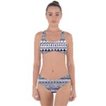 Boho-style-pattern Criss Cross Bikini Set