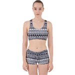 Boho-style-pattern Work It Out Gym Set