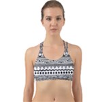 Boho-style-pattern Back Web Sports Bra