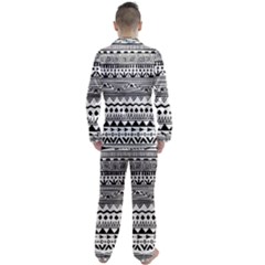 Men s Long Sleeve Satin Pajamas Set 