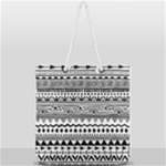 Boho-style-pattern Full Print Rope Handle Tote (Large)