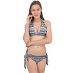 Boho-style-pattern Tie It Up Bikini Set