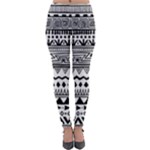 Boho-style-pattern Lightweight Velour Leggings