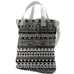 Boho-style-pattern Canvas Messenger Bag