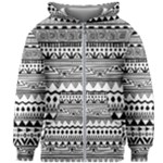 Boho-style-pattern Kids  Zipper Hoodie Without Drawstring