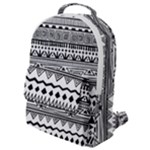 Boho-style-pattern Flap Pocket Backpack (Small)