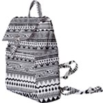 Boho-style-pattern Buckle Everyday Backpack