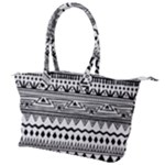 Boho-style-pattern Canvas Shoulder Bag