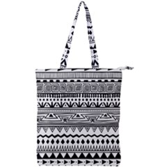 Double Zip Up Tote Bag 