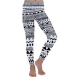 Boho-style-pattern Kids  Lightweight Velour Classic Yoga Leggings