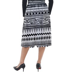 Classic Velour Midi Skirt  