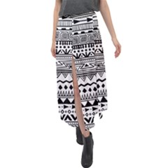 Velour Split Maxi Skirt 