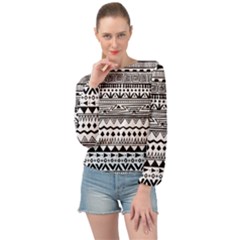 Banded Bottom Chiffon Top 