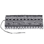 Boho-style-pattern Roll Up Canvas Pencil Holder (S)