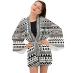 Boho-style-pattern Long Sleeve Kimono