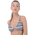 Boho-style-pattern Knot Up Bikini Top