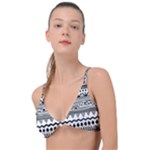 Boho-style-pattern Knot Up Bikini Top