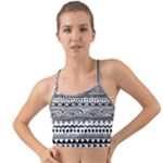 Boho-style-pattern Mini Tank Bikini Top