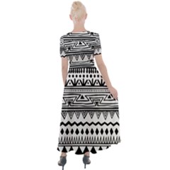 Button Up Short Sleeve Maxi Dress 