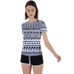 Back Circle Cutout Sports T-Shirt 