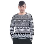 Boho-style-pattern Men s Long Sleeve Raglan Tee