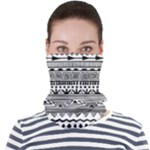 Boho-style-pattern Face Seamless Bandana (Adult)